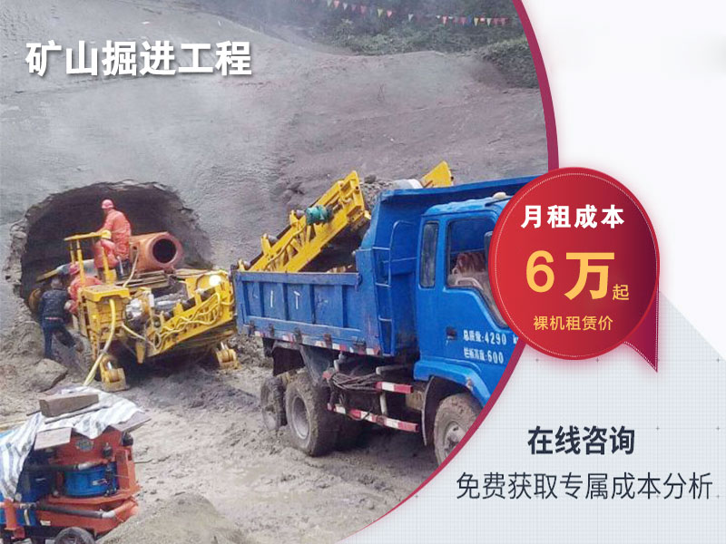 掘进机月租价格多少？